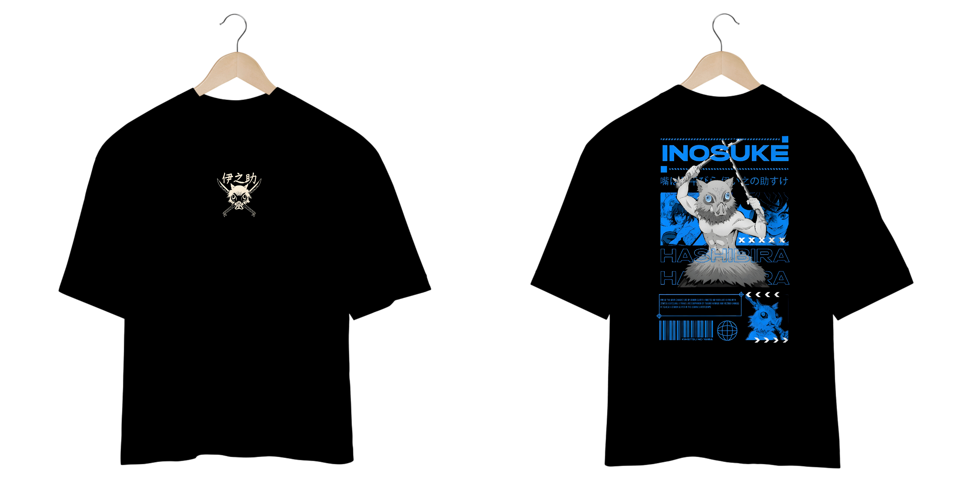 Nome do produto: Oversized Demon Slayer - Inosuke