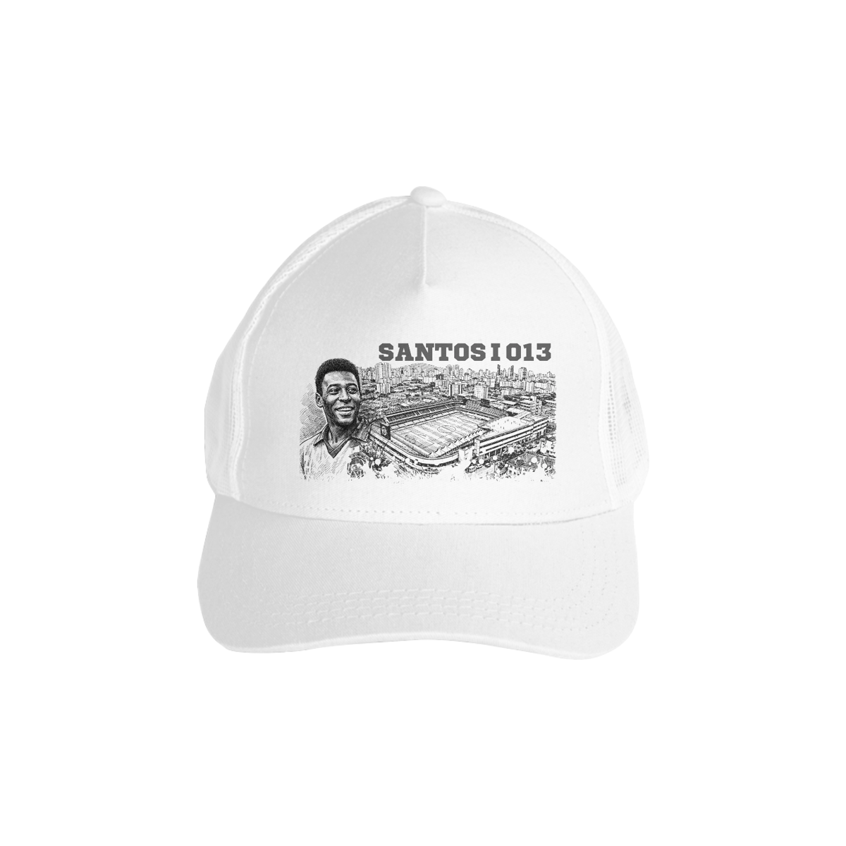 Nome do produto: Boné - Pelé - Vila Belmiro