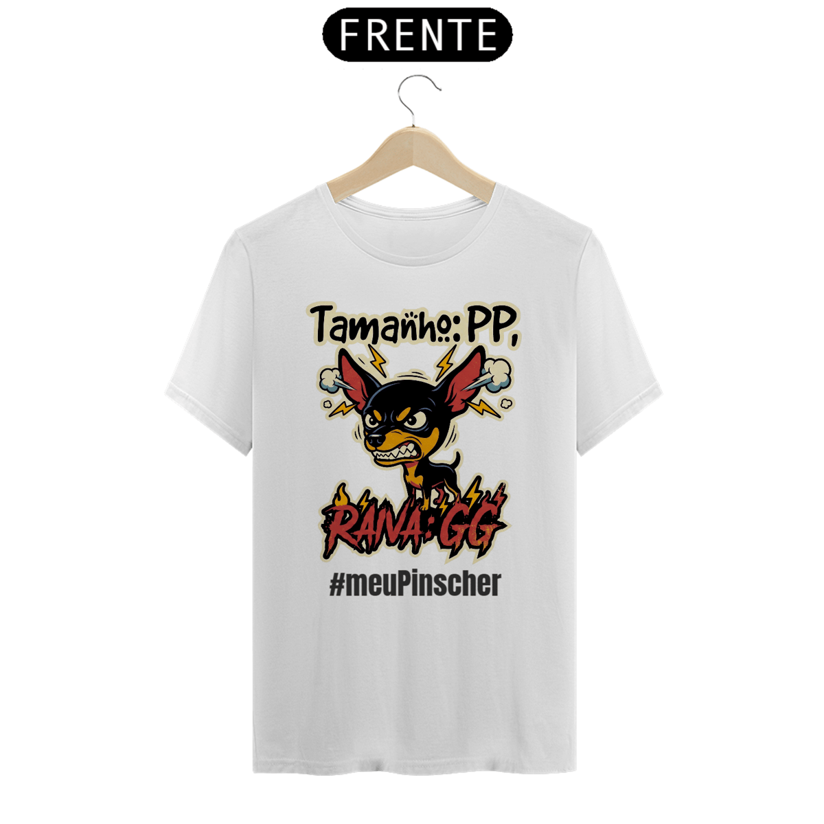 Nome do produto: Camiseta Pinscher cãosincero