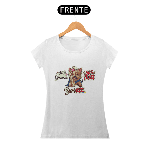 Camiseta Baby Long Yorkie #stickerpaws