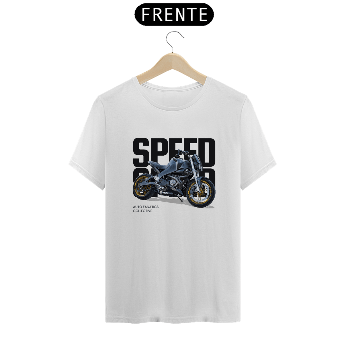 Nome do produto: T-Shirt - Camiseta Speed Moto - Auto Fanatics