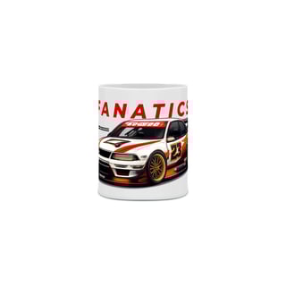 Nome do produto Caneca com Desenho de carro de corrida - Auto  Fanatics 