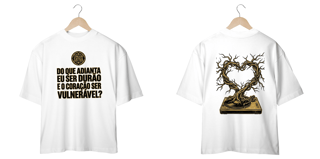 Camiseta Oversized Coração Vulnerável