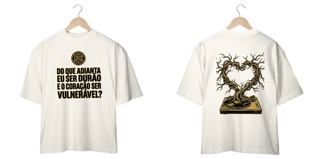 Nome do produto Camiseta Oversized Coração Vulnerável
