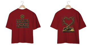 Nome do produto Camiseta Oversized Coração Vulnerável