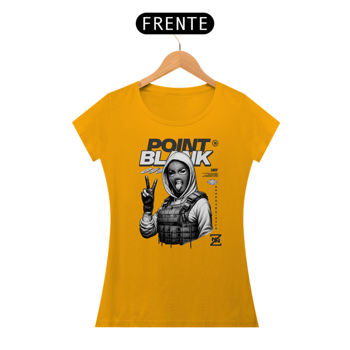 Nome do produto: Camisa Feminina Point Blank