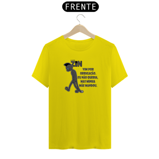 Nome do produto Camisa Divertida Vim por obrigação - O Gato Zin