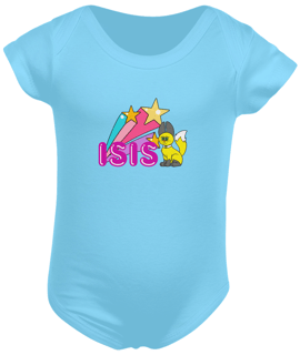 Nome do produto Body infantil personalizado - Isis