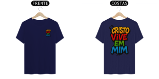 Nome do produto Camiseta Cristo Vive Em Mim