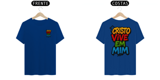 Nome do produto Camiseta Cristo Vive Em Mim