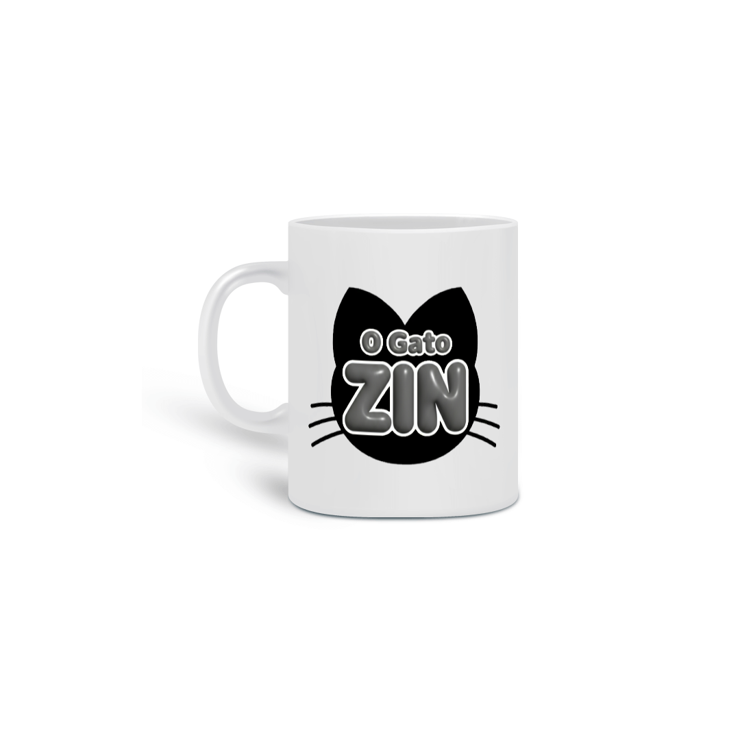 Nome do produto: Caneca Tradicional - O Gato Zin