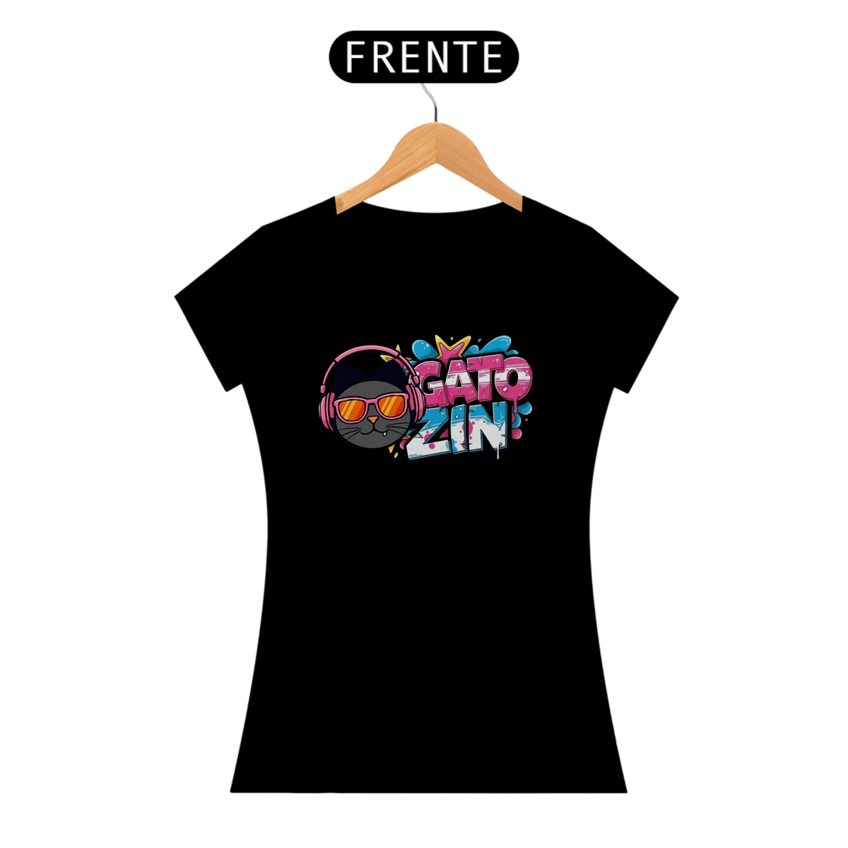Nome do produto: Camisa O Gato Zin Feminina