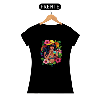 Nome do produto Camiseta Tropical Zin - Baby Long Classic
