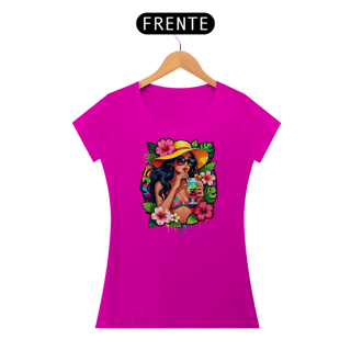 Nome do produto Camiseta Tropical Zin - Baby Long Classic