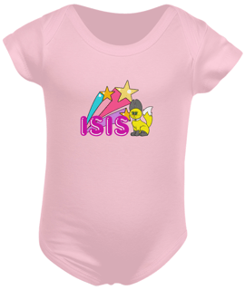 Nome do produto Body infantil personalizado - Isis