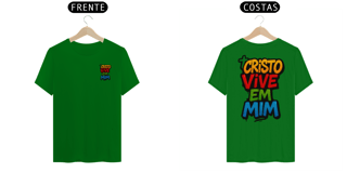 Nome do produto Camiseta Cristo Vive Em Mim