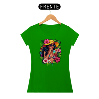 Nome do produto Camiseta Tropical Zin - Baby Long Classic