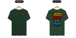 Nome do produto Camiseta Cristo Vive Em Mim