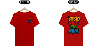Nome do produto Camiseta Cristo Vive Em Mim