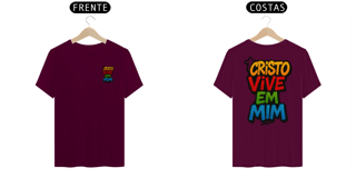 Nome do produto Camiseta Cristo Vive Em Mim