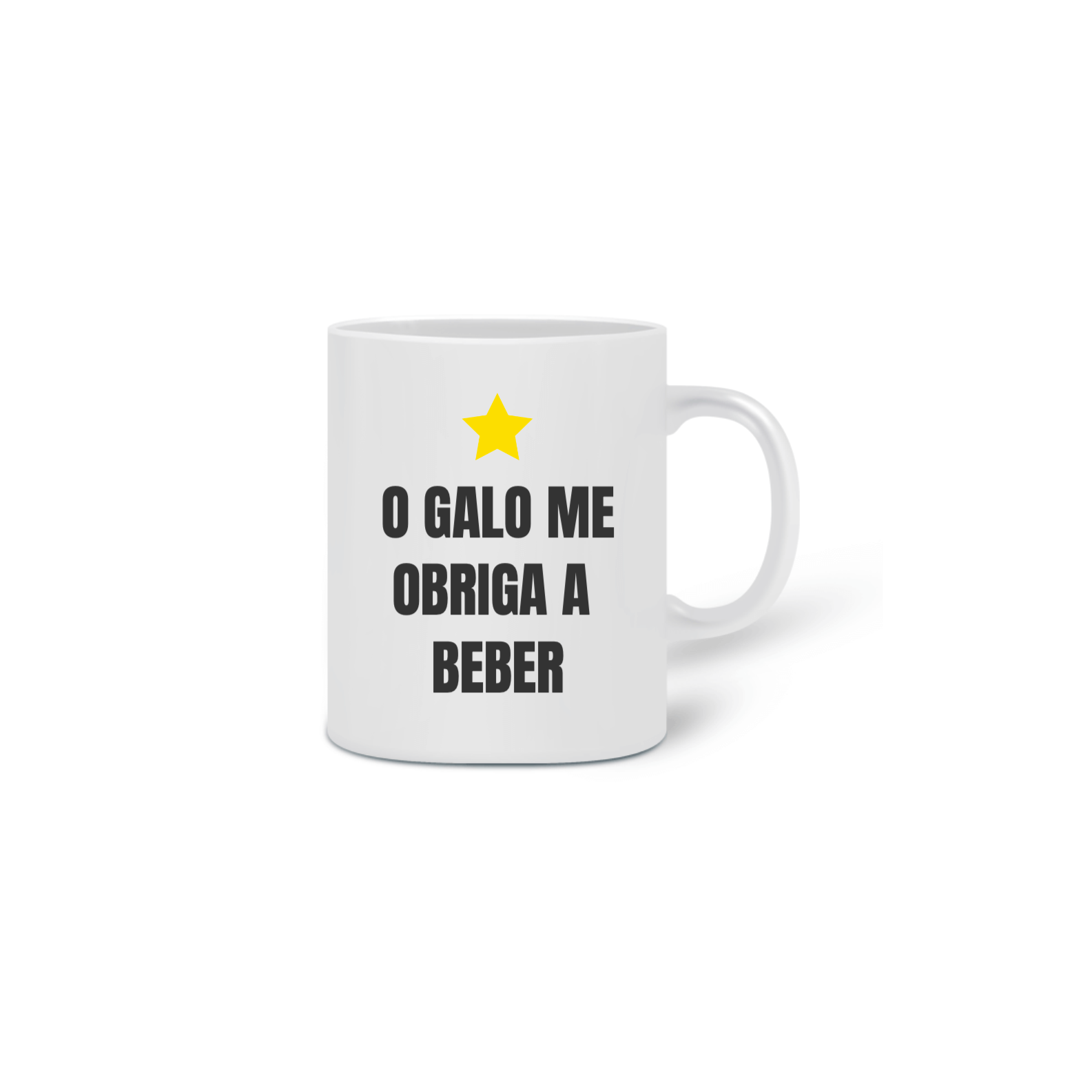 Caneca - O Galo me obriga a beber