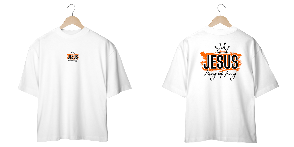 Nome do produto: Camiseta Oversized - Jesus
