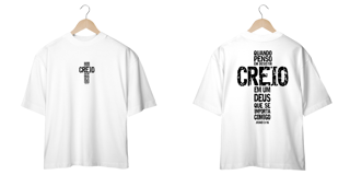 Camiseta Oversized - Creio