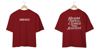 Nome do produto Camiseta Oversized - Versiculo IS6022