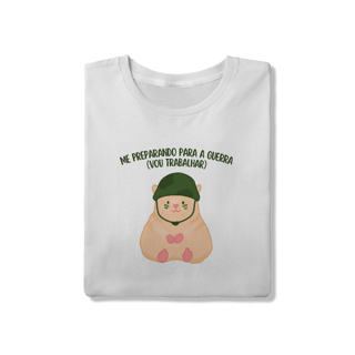 Nome do produto Me preparando para a guerra - Unissex