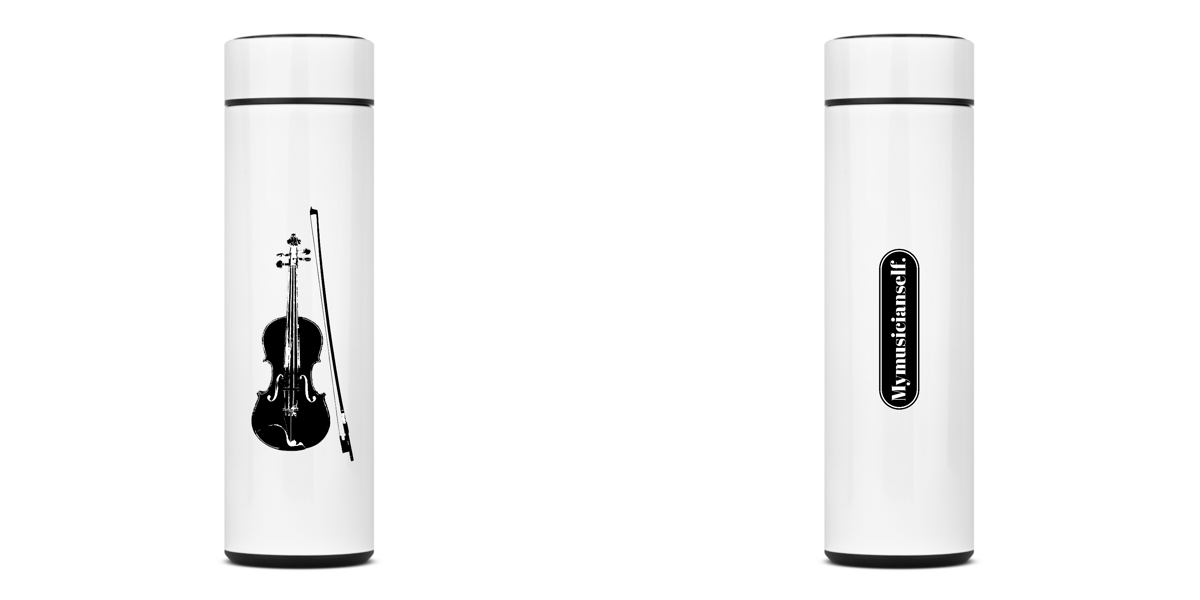 Nome do produto: GARRAFA TÉRMICA - VIOLINO