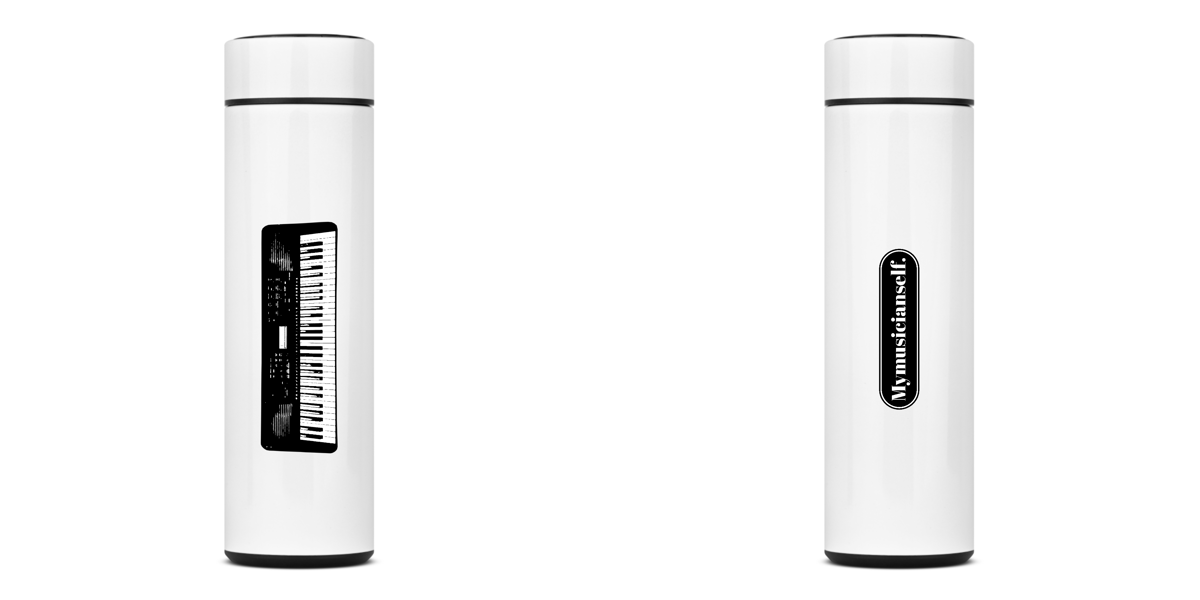 Nome do produto: GARRAFA TÉRMICA - TECLADO