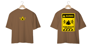 Nome do produto CAMISETA OVERSIZED - BATERISTA WARNING