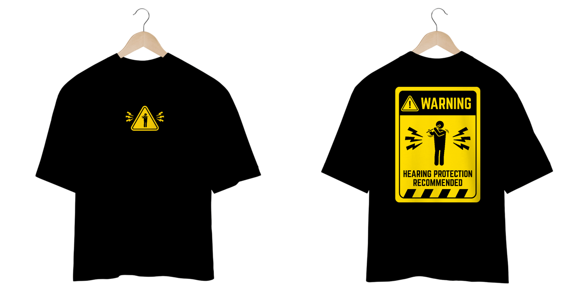 Nome do produto: CAMISETA OVERSIZED - FLAUTISTA WARNING