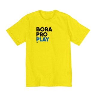 Nome do produto Camiseta Infantil (10 a 14) - Bora pro Play