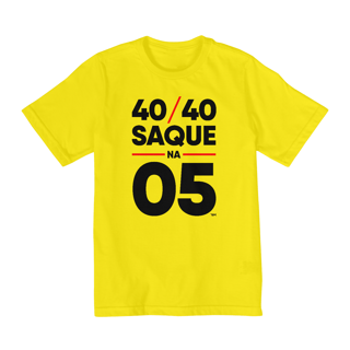Nome do produto Camiseta Infantil (10 a 14) - 40 a 40