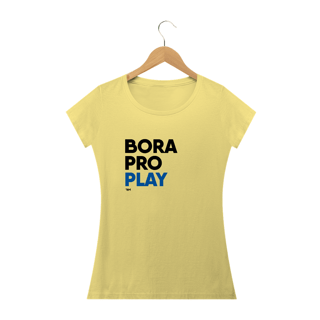 Nome do produto Camiseta Baby Long Estonada - Bora pro Play