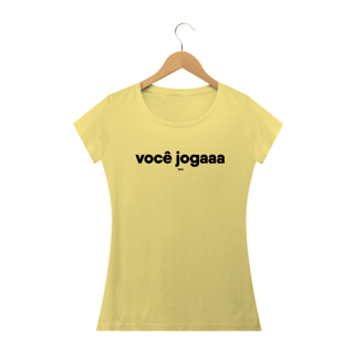 Nome do produto Camiseta Baby Long Estonada - Você jogaaa