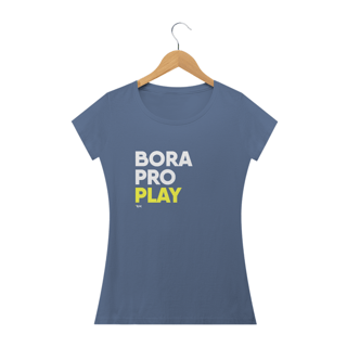 Nome do produto Camiseta Baby Long Estonada - Bora pro Play