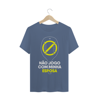 Nome do produto Camiseta Estonada - Não jogo com minha esposa