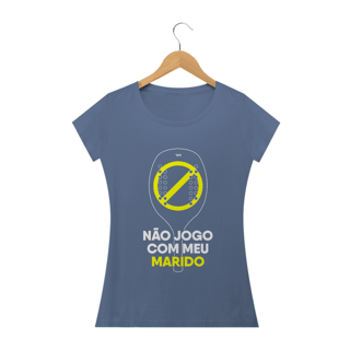 Nome do produto Camiseta Baby Long Estonada - Não jogo com meu marido
