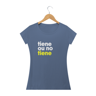Nome do produto Camiseta Baby Long Estonada - Tiene ou no tiene