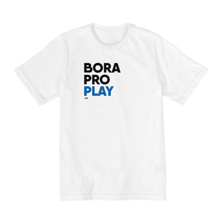 Nome do produto Camiseta Infantil (10 a 14) - Bora pro Play