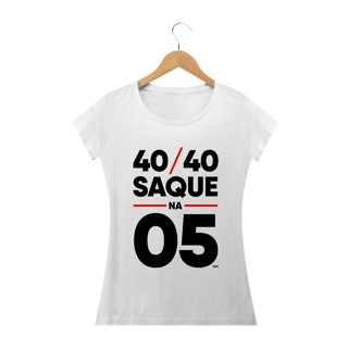 Nome do produto Camiseta Baby Long - 40 a 40