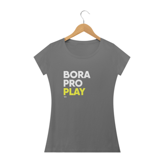 Nome do produto Camiseta Baby Long Estonada - Bora pro Play