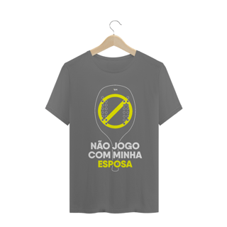 Nome do produto Camiseta Estonada - Não jogo com minha esposa