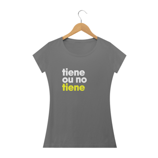 Nome do produto Camiseta Baby Long Estonada - Tiene ou no tiene