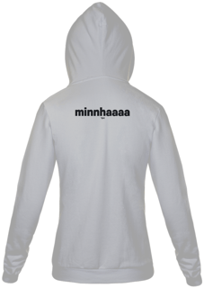 Nome do produto Moletom com Zíper - Minnhaaaa