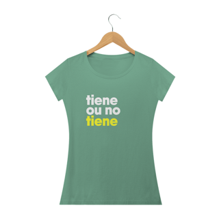 Nome do produto Camiseta Baby Long Estonada - Tiene ou no tiene