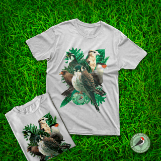 Família Falconidae -  Camisa T-SHIRT