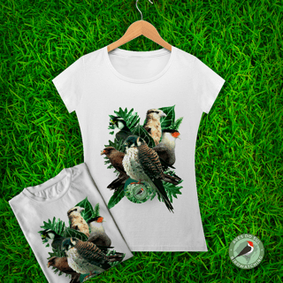 Família Falconidae -  Camisa Baby Long